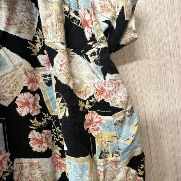 Bahama Beach Woman Y2K Pattern Gyaru button up - Picture 6 of 9